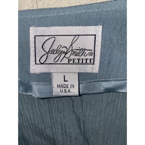 Jaclyn Smith Button Down Tank Top Vintage crinkle USA lagen cottage NOS L - Picture 3 of 10